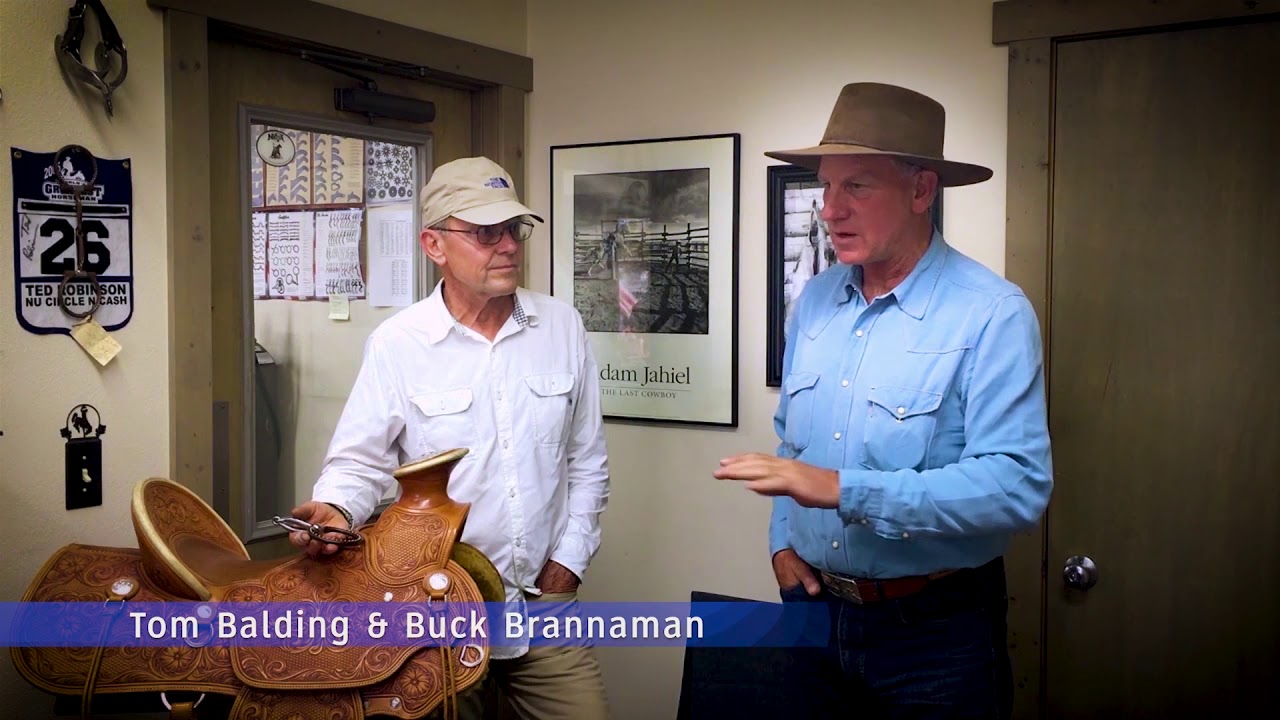 Buck Brannaman visits with Tom Balding about the Ballhinge Ringe Snaffle