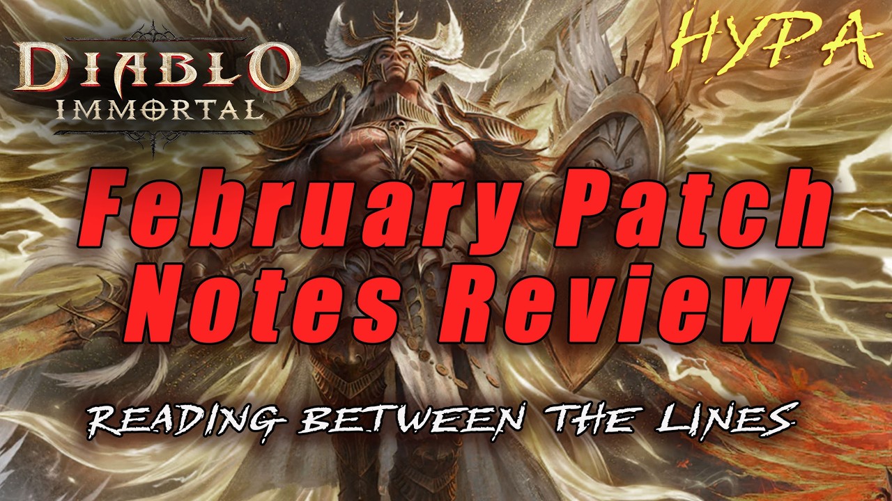 Diablo Immortal - Review the new patch!  No wings and changes to Vithus are coming.