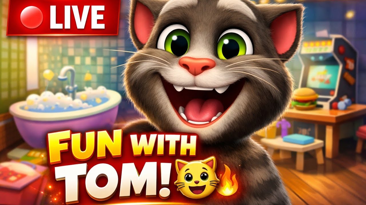 🔴 LIVE My Talking Tom Gameplay | Funny Talking Tom Live Stream 😺
