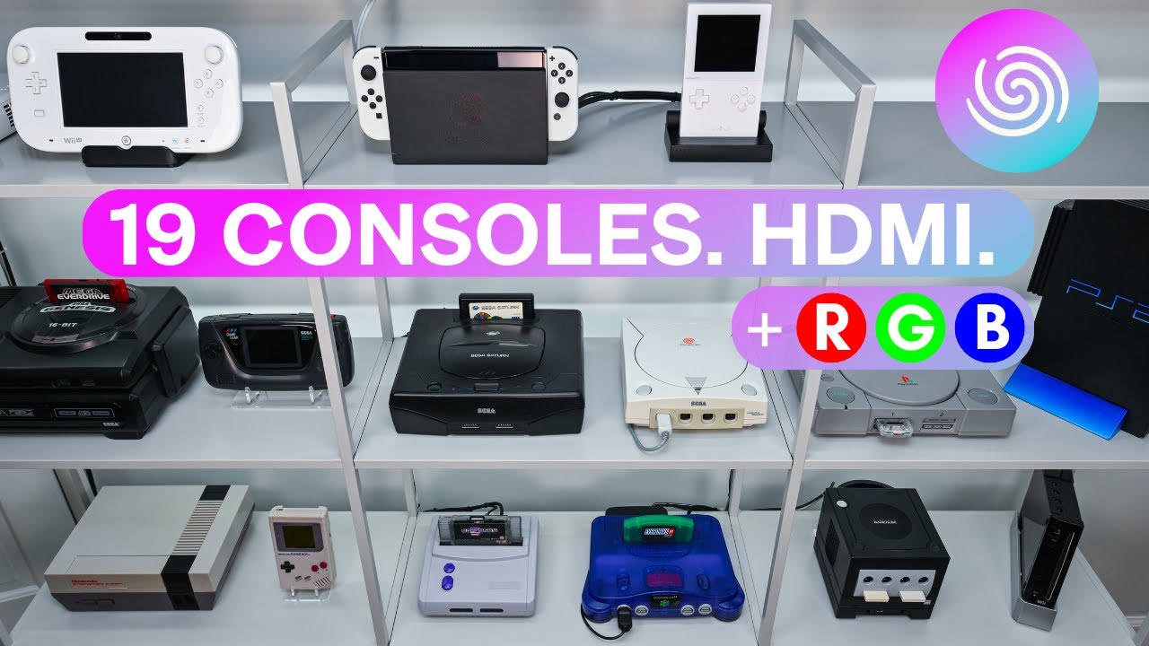19 Console Setup w/ BEST AV QUALITY on OLED + CRT + Plasma
