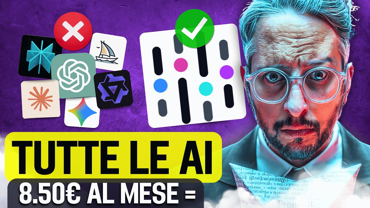 Tutte le Intelligenze Artificiali a soli 8.50€ al mese (GPT-5, Kling, Claude e Altro!)