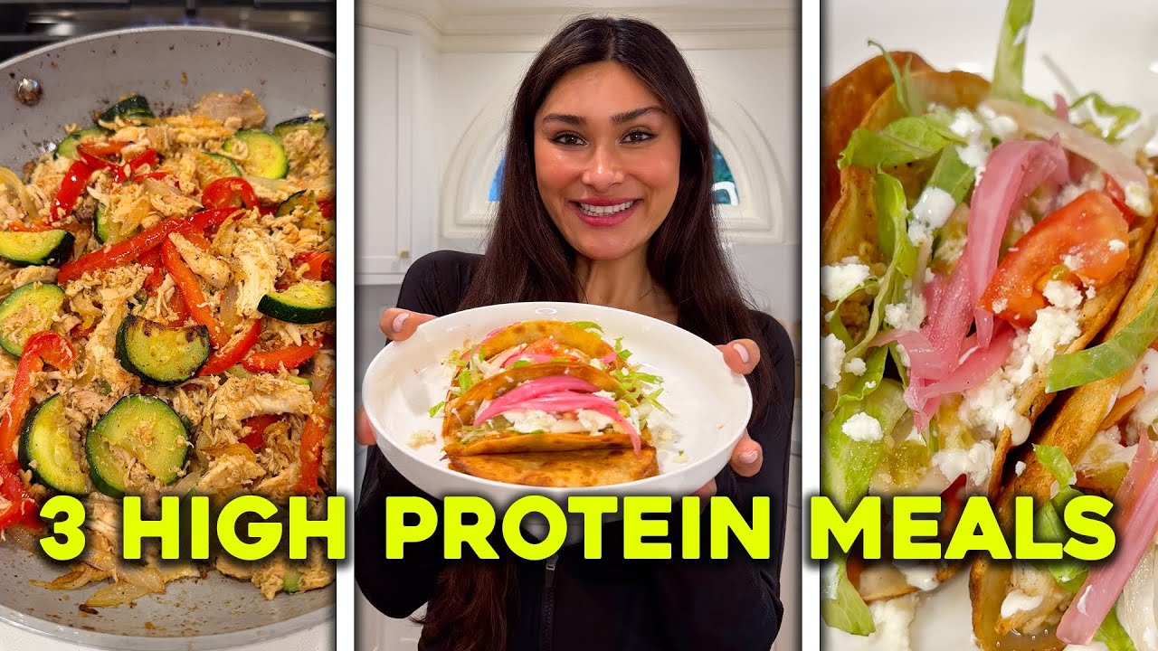 One Rotisserie Chicken - 3 High Protein Meals!! 
