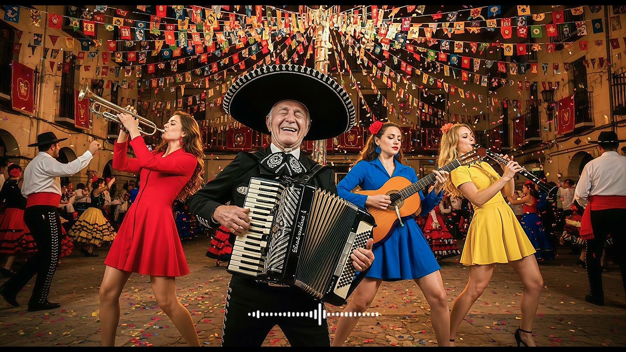 Latin Moon Serenade | Polka Heat & Mariachi Melodies 🌕🎶