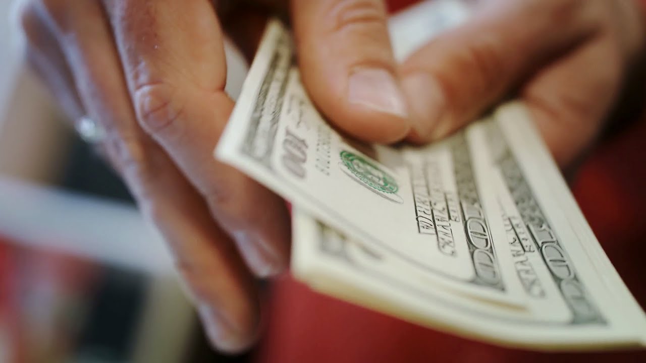 Counting Dollar video clip||Video clip No copyright||Dollar count USD