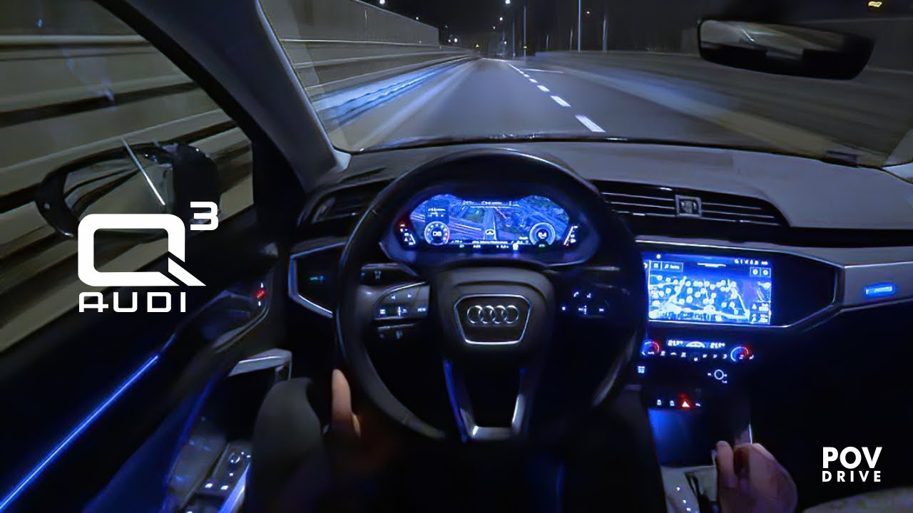 2025 Audi Q3 (35 TFSI) — Night Test Drive POV 🇵🇱 POVDRIVE