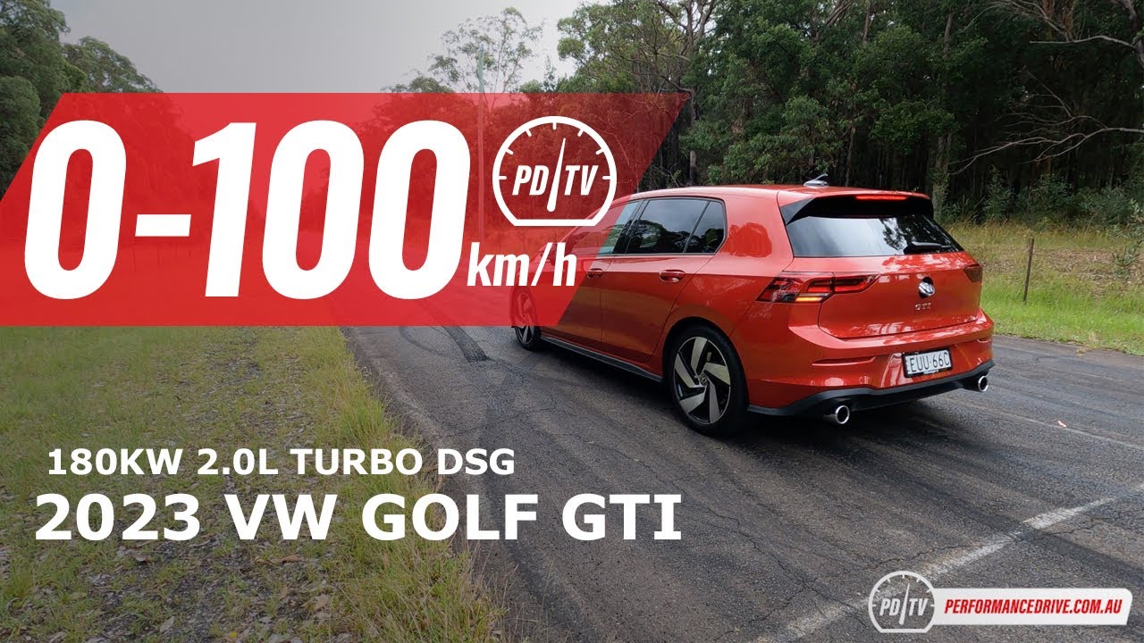 Volkswagen Golf GTI 2023 года: разгон от 0 до 100 км/ч и звук двигателя
