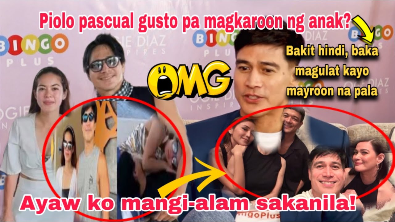 Wow!PIOLO PASCUAL GUSTO NA MAGKAROON NG ISA PANG ANAK? PIOLO UMAMIN SA RELASYON WITH SHAINA MAGDAYAO