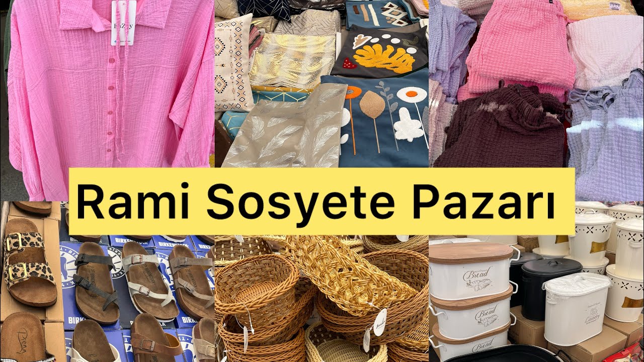 RAMİ SOSYETE PAZARI 🛍️🛒Keyifli Seyirler 🌺