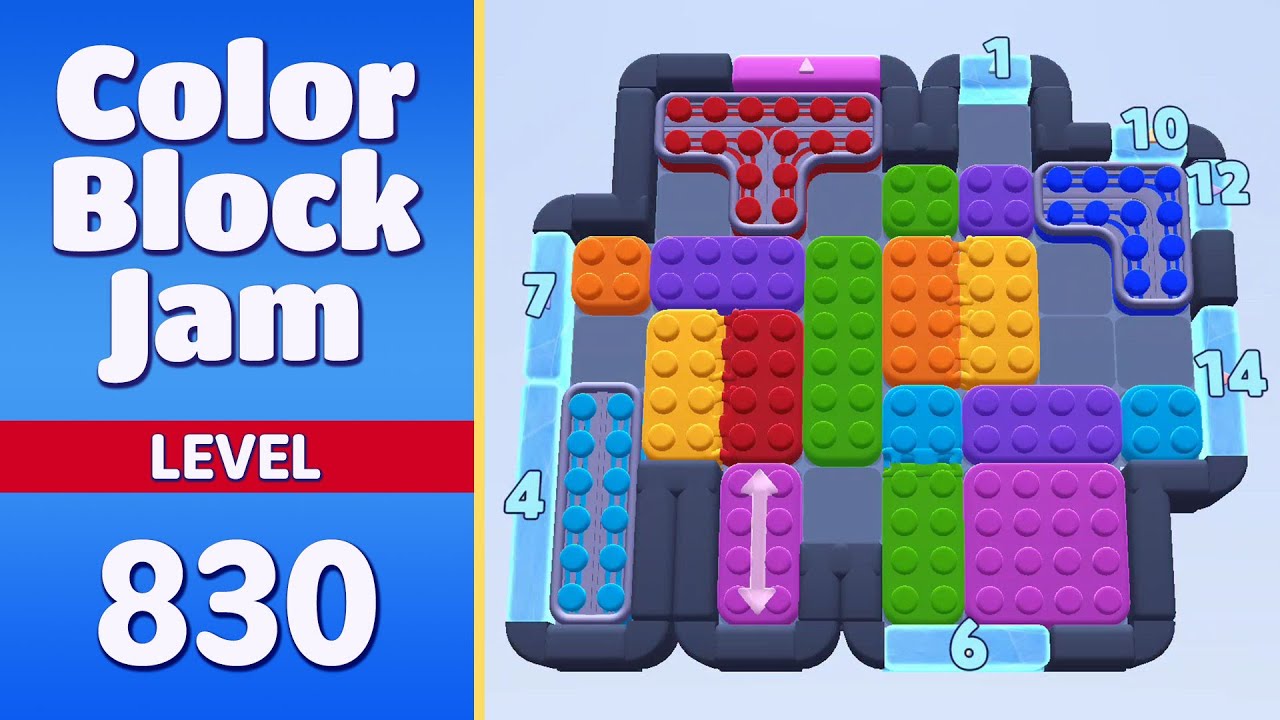 Color Block Jam Level 830 | Every Puzzle Solved! 🎯