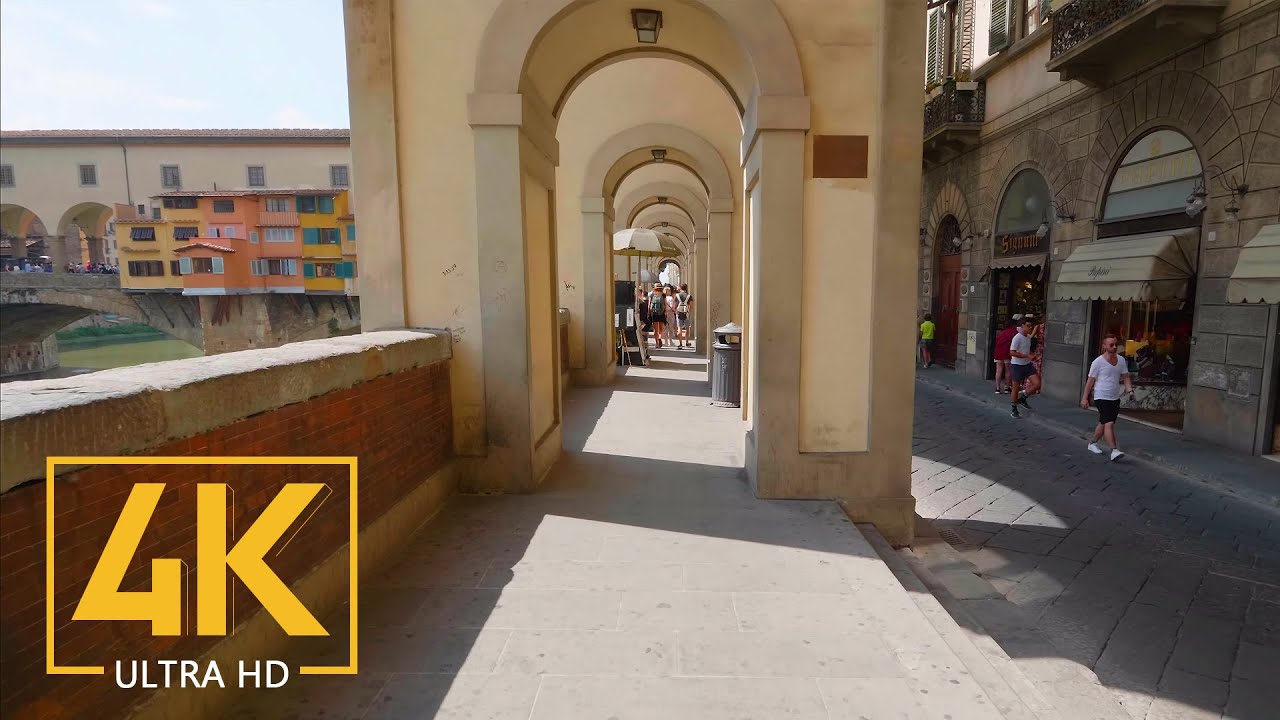 Virtual Walking Tour in 4K - Firenze/Florence, Italy - Trip to Italy - Top Italian Destinations