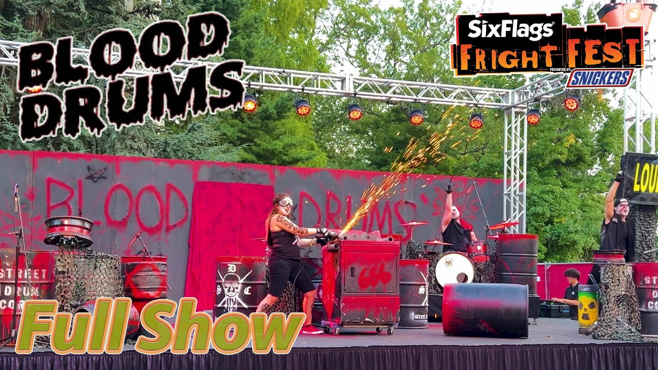 Blood Drums | 4K Full Show | Fright Fest at Six Flags Great Adventure  | September 2022
