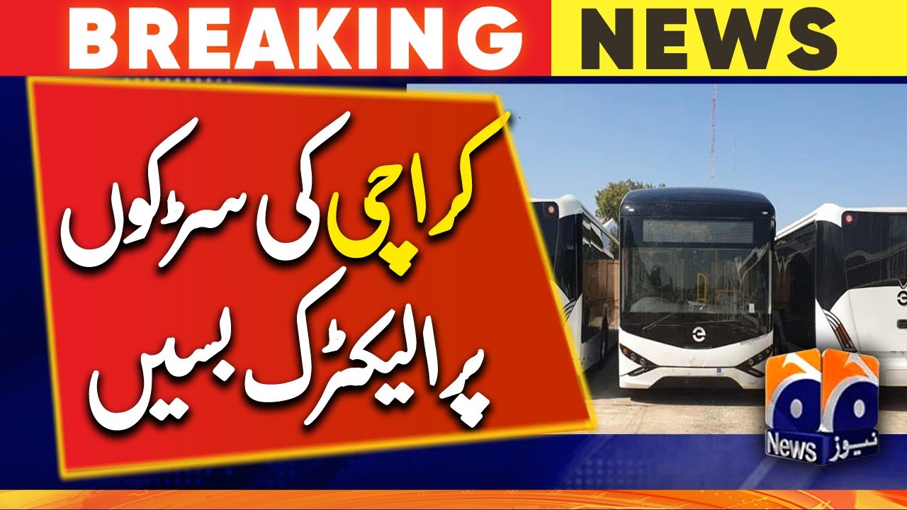 Sindh govt test runs Karachi's first electric buses