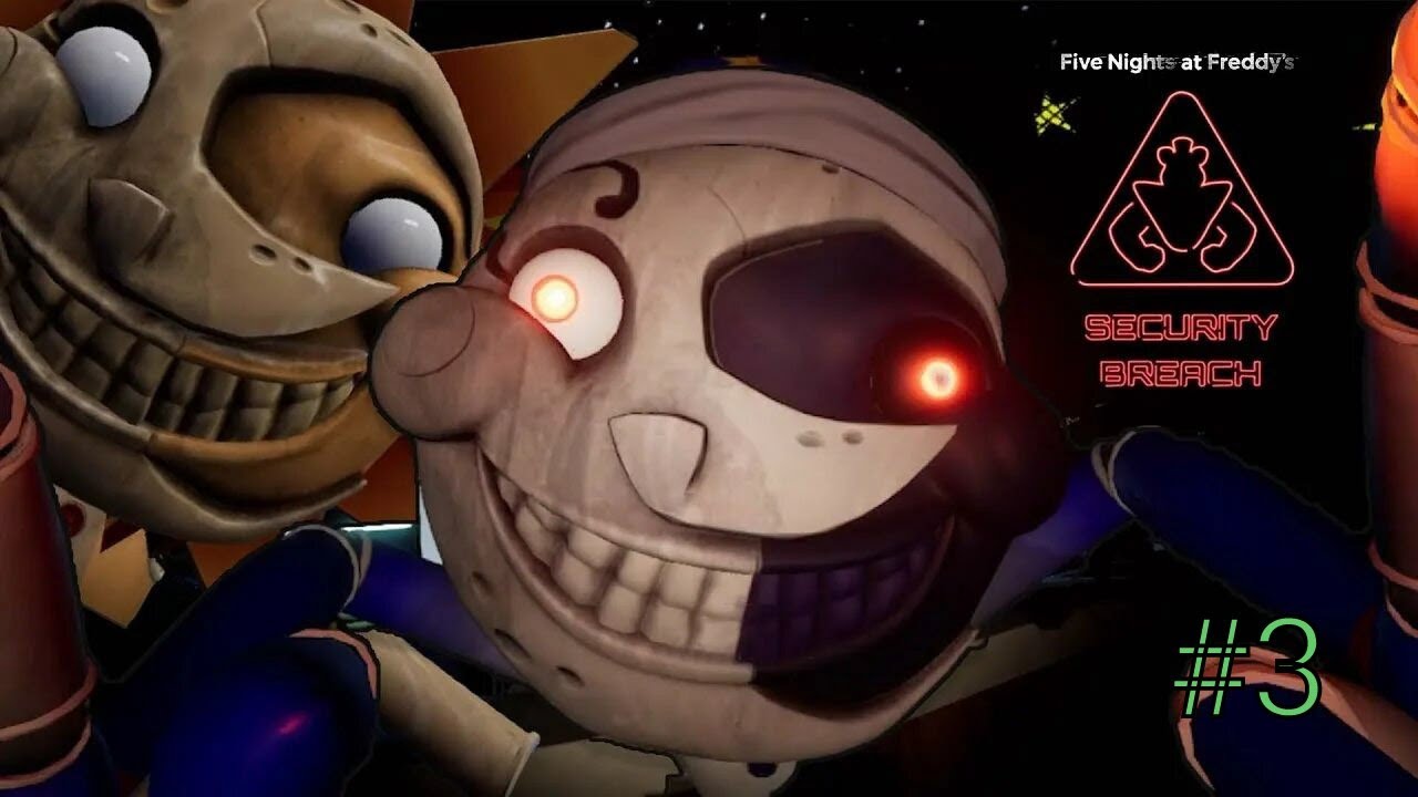 НОЧНОЙ КОШМАР - ЛУНА!!! Five Nights at Freddy’s: Security Breach (FNAF9) #3