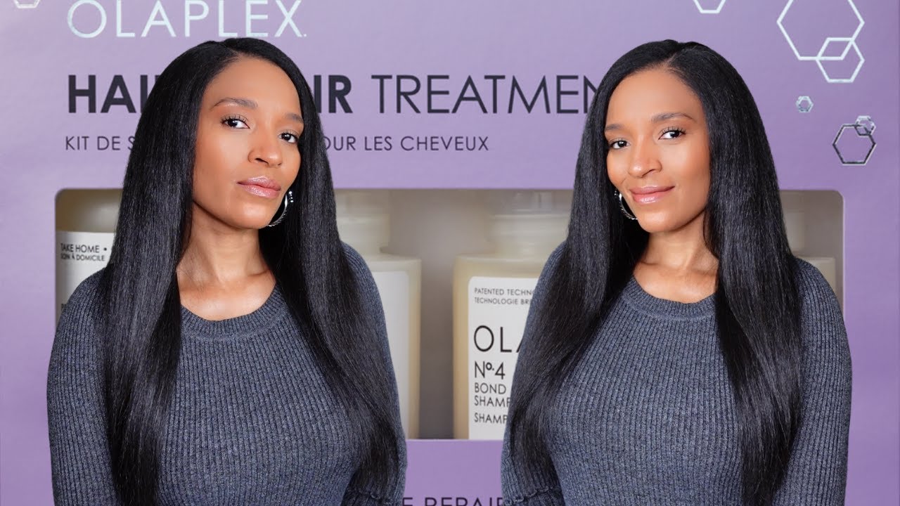 Дневной уход Olaplex Wash Day Routine для длинных натуральных волос, подвергнутых термообработке ...