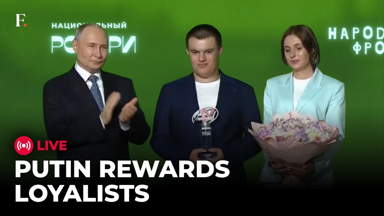 Putin LIVE: Vladimir Putin Honours All-Russia People's Front at Major Kremlin Ceremony