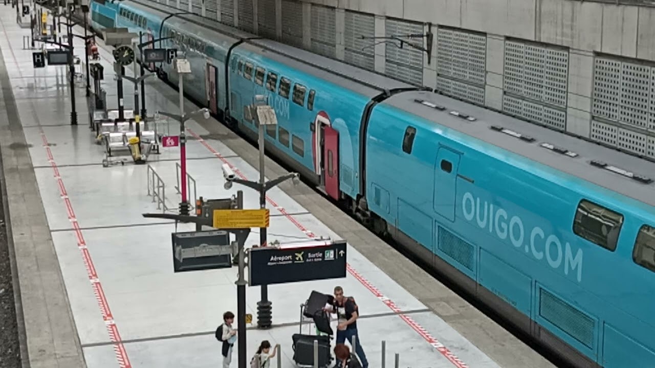 Aéroport Roissy CDG Terminal 2 TGV : OUIGO Départ des (774-795) N°7835 Pour Marseille Saint Charles