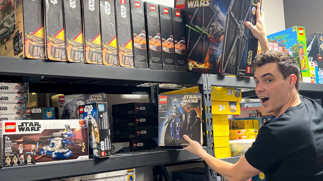 Покупки в ЧАСТНОМ магазине LEGO! (MandR Vlog)