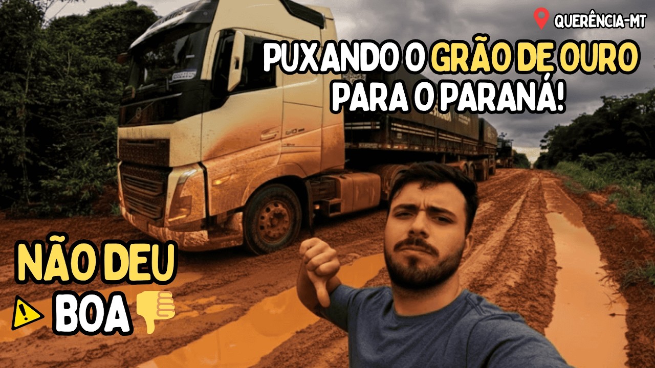 🌽💥 RODOTREM NO LAMAÇAL! A VIAGEM DO GRÃO DE OURO 🚛🌧️