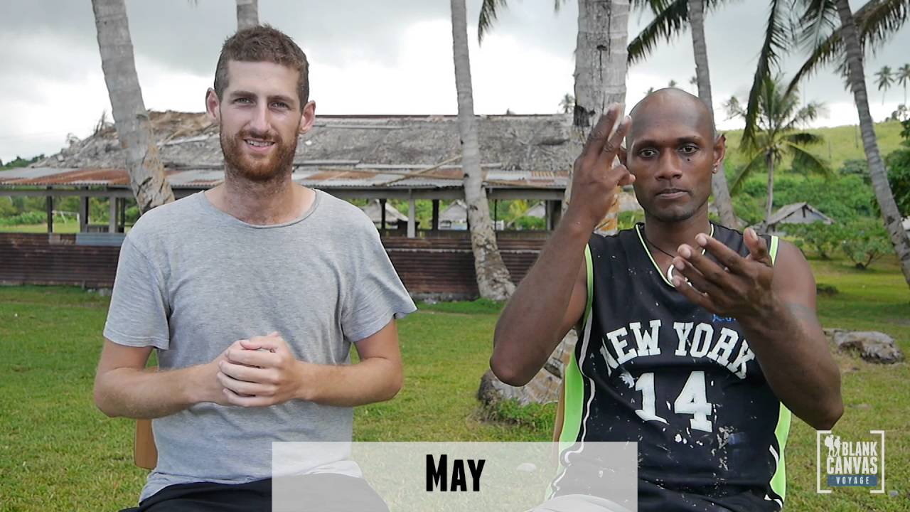 British Sign Language to Solomon Islander Sign Language - Months of the year