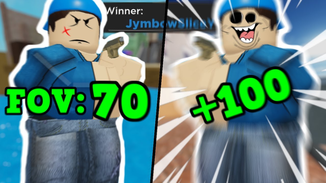 ARSENAL BUT EVERY WIN I INCREASE MY FOV... (Roblox)
