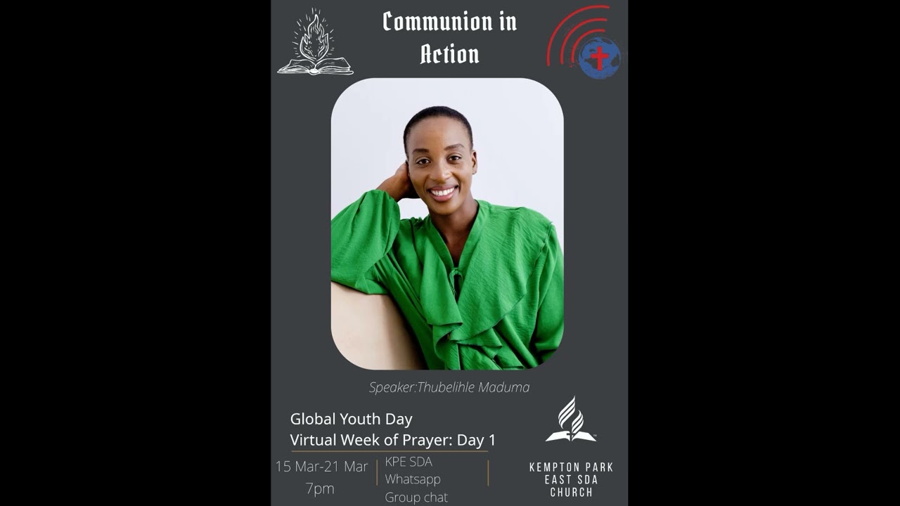 Global Youth Day: Virtual Week of Prayer Day 1