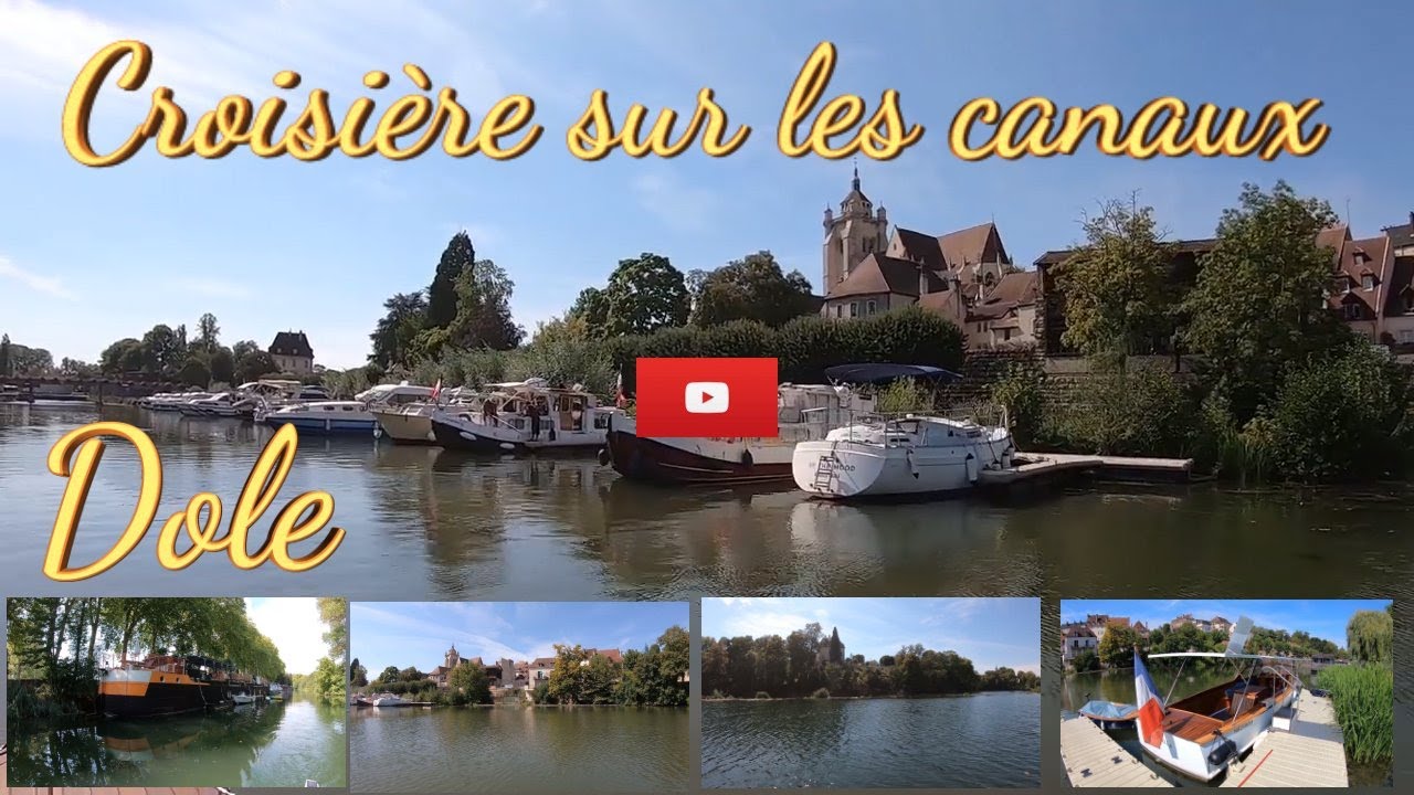 La ville de Dole, pourquoi pas à bord d'un bateau électrique. jura