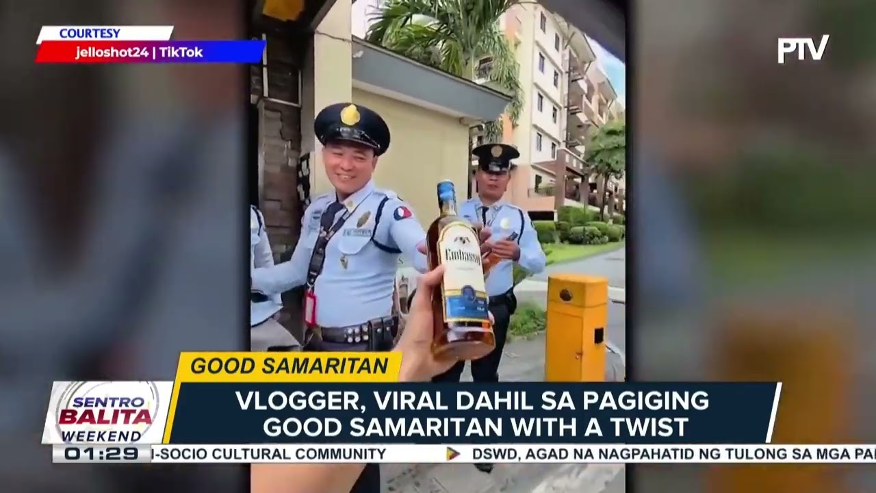 #SentroBalitaWeekend | Vlogger, viral dahil sa pagiging good samaritan with a twist
