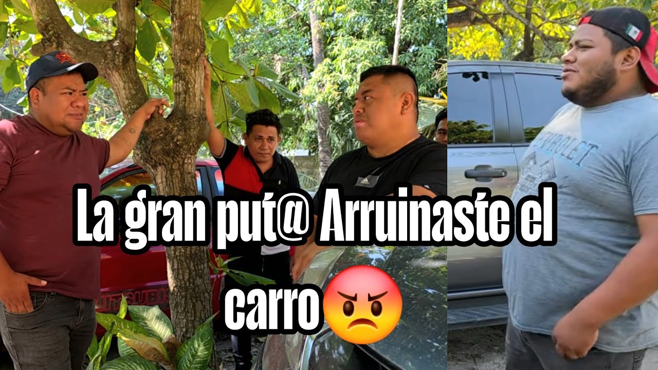 Romario muy enojado que vas hacer Miguel este carro ya no sirve voz lo arruinaste😡