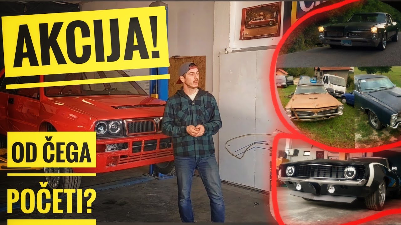 AKCIJA, puno rijetkih auta - 20 dana RestoRad-a u jednom videu: Pontiac GTO, Camaro, Delta Integrale