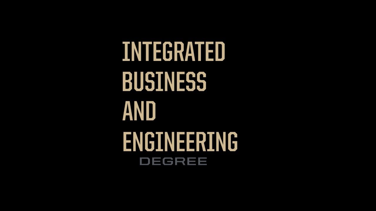 Introducing the Integrated Business and Engineering Major