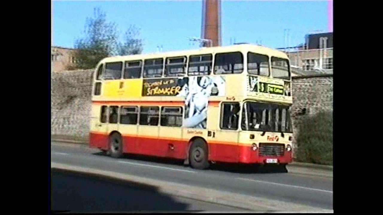 Bus variety in Norwich in 2000