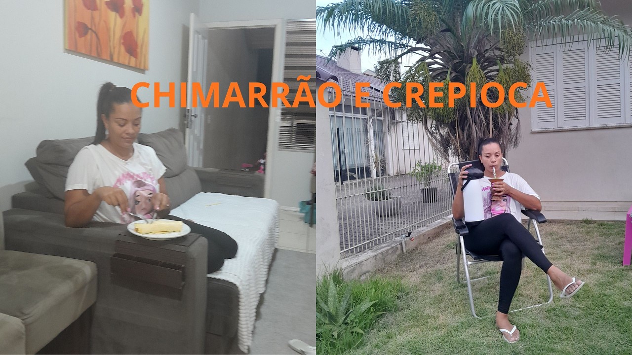 Uma tarde simples I Chimarrão I crepioca e buscando filha.