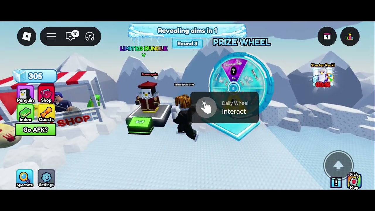 Playing Pinguin Knock Out!
