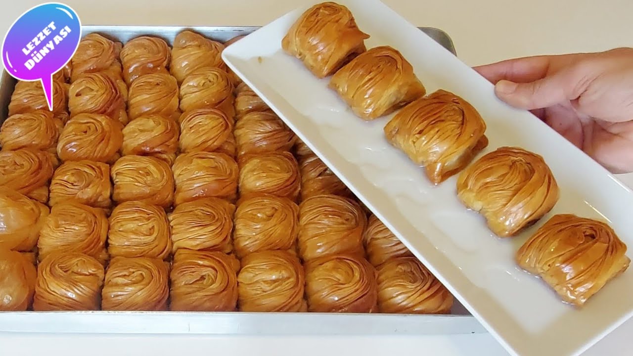 Siparişlere Yetişemedim ❗️El Açması Gül  Baklava Tarifim Bu Yılın Favorisi Olacak
