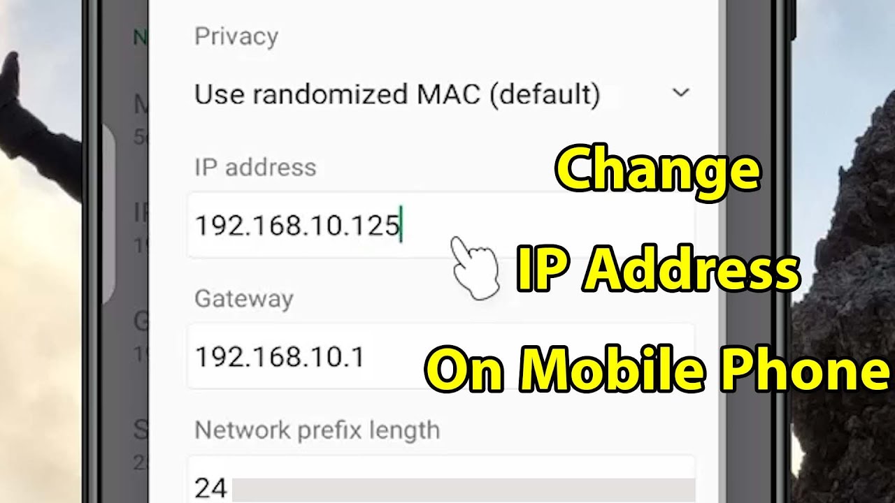 Как изменить IP-адрес на мобильном телефоне Android без программного обеспечения