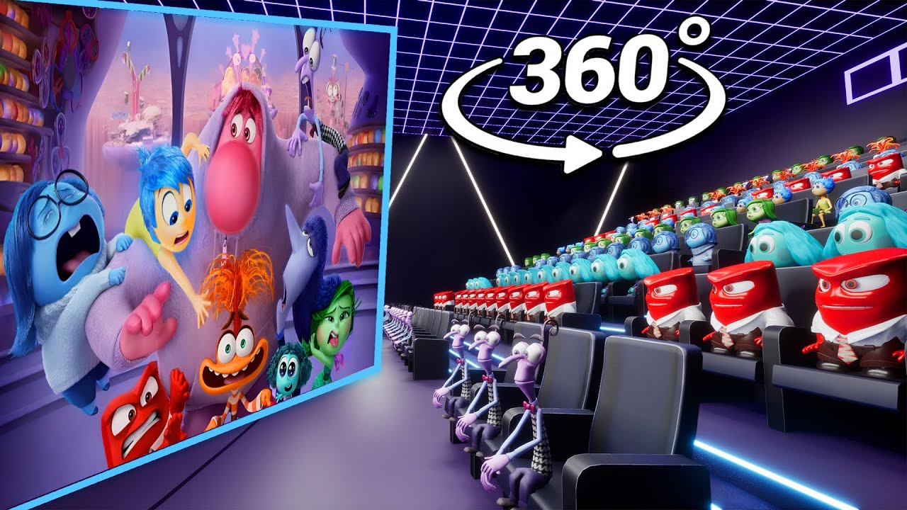 INSIDE OUT 2 All Movie Clips 360° - CINEMA HALL | 4K VR 360 Video