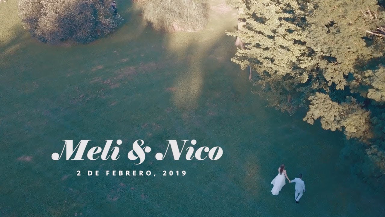 Casamiento con Drone | Video de boda con Drone Meli & Nico
