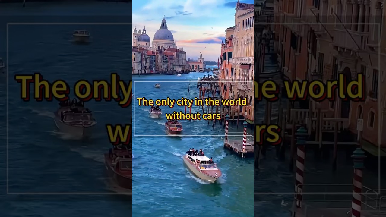 The only city in the world without cars #travel #worldtravel #itlay #venice