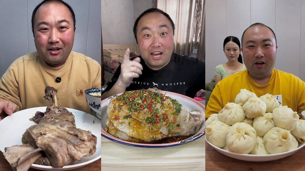 Yummy #154 : Eat pig brain belly pork, bone head pig🐷,Noodles🍜..#belly #delicious  #mukbang #yummy