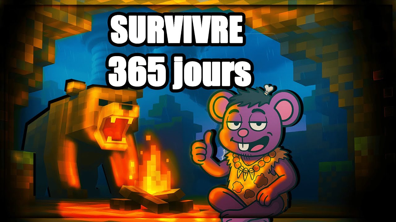 1 AN de SURVIE sur le MODPACK le plus R&Eacute;ALISTE de Minecraft