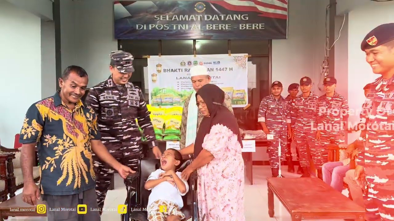 Bakti Ramadhan Lanal Morotai 