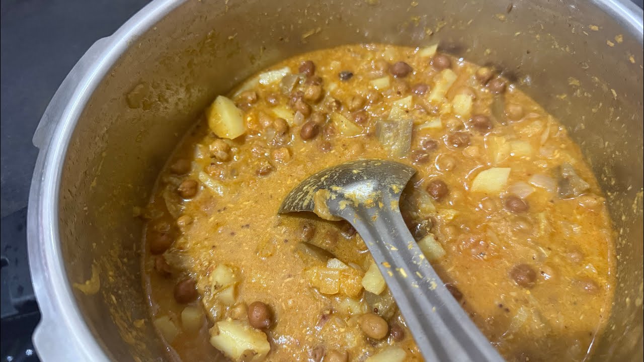 🍽️ ಕಡಲೆಕಾಳು ಆಲೂಗಡ್ಡೆ ಪಲ್ಯ