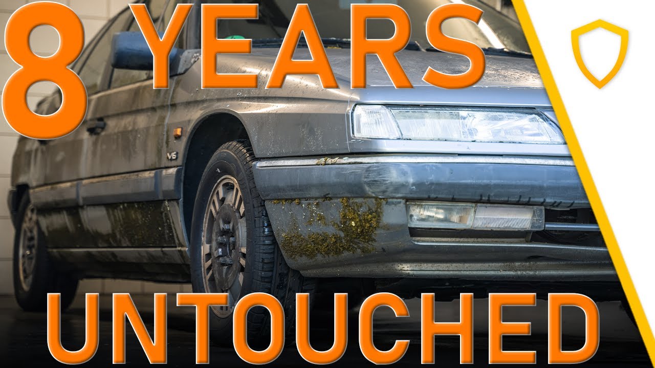 Citroën XM - First cleaning after 8 years in the open air - pure satisfaction
