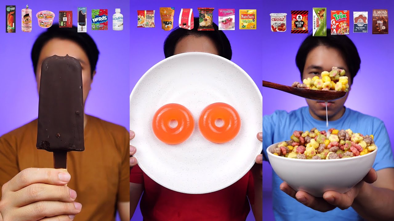 [COMPILATION] EAT RANDOM FOOD FROM CONVENIENCE STORE