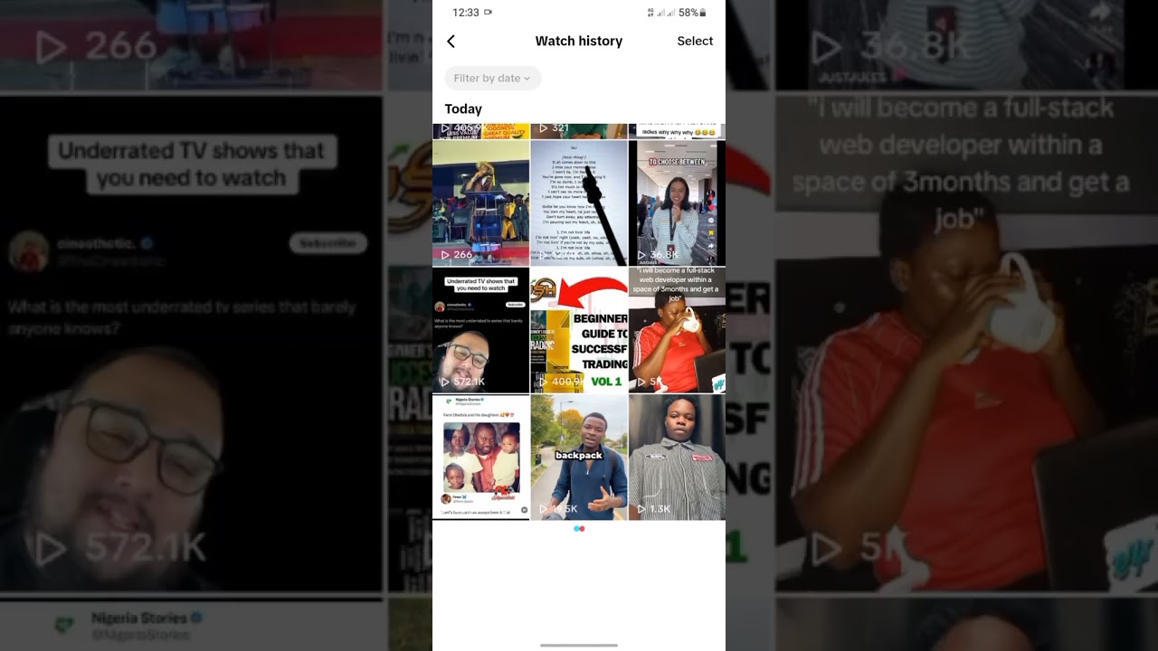 View Watch History on Tiktok #shorts #tiktok