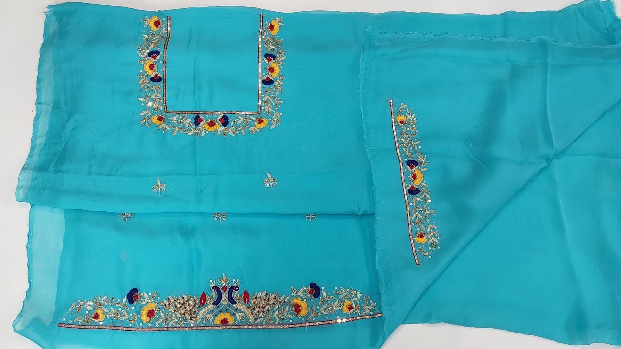 अपनी ननंद की शादी के लिए इस बहन ने Advance मे करवाए ये VIP हैंडवर्क के सूट 8168586033