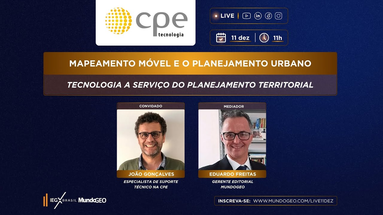 Mapeamento Móvel e o Planejamento Urbano