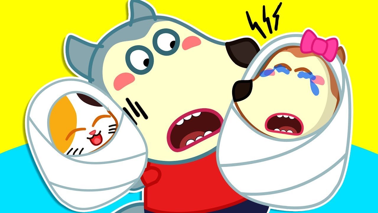 Wolf Family🌞 Wolfoo Pretends to Be a Parent #3 👶 - Funny Stories for Kids | Wolfoo Reup