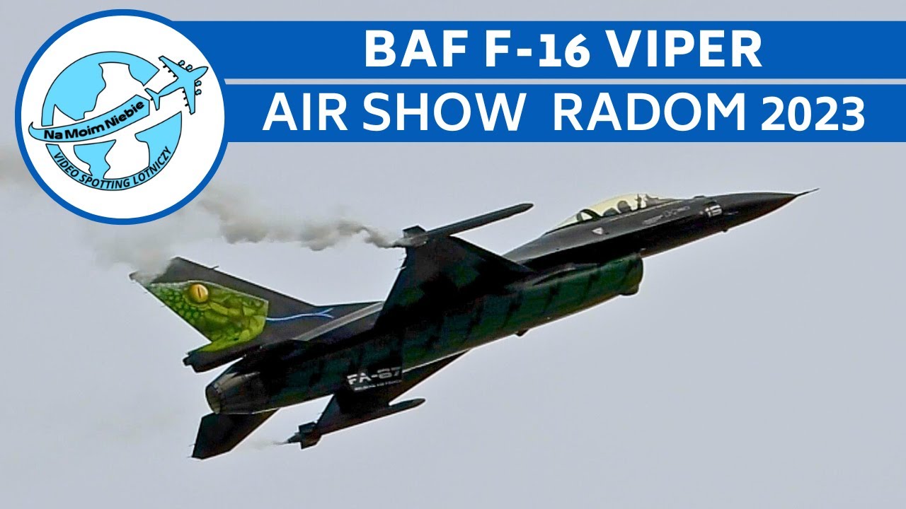 F-16 VIPER | Belgian Air Force | AIRSHOW Radom 26.08.2023