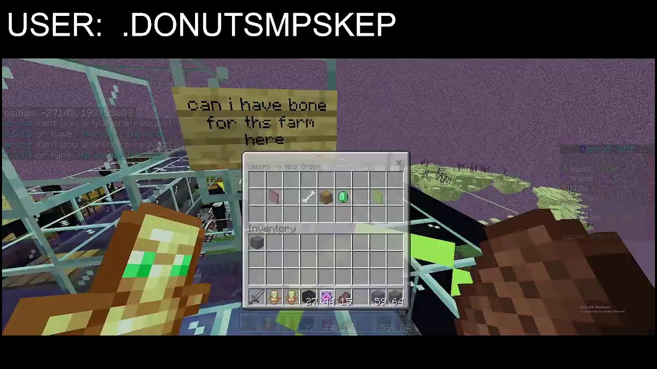 Donutsmp: GIVING FREE MONEY: BUYING AND SELLING SKELLIES 3M: RATING BASES